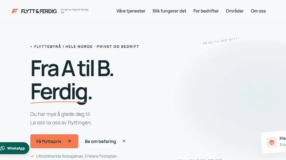 Flytt & Ferdig