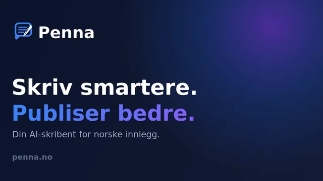 Penna – AI-innholdsassistent