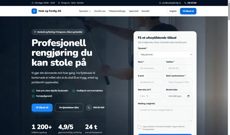 Vask og Ferdig AS
